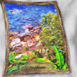 Yelapa Scenia Väg View 0819 Fleecefilt