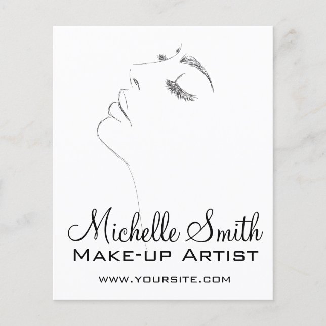 Yeliner Lash Extensions Black Sketch Lash Flygblad (Framsidan)