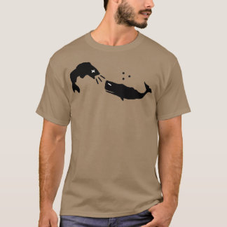 Yelling arg fish t shirt