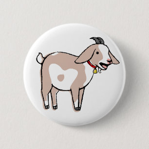 Yelling Goat Badge Knapp