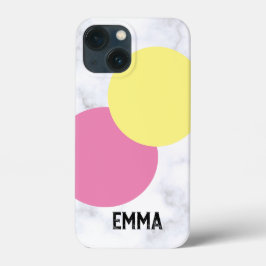 Yello och Rosa Ombre med ditt namn Personlig