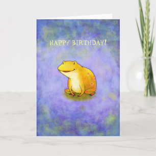Yellor Frog Card (anpassade) Kort