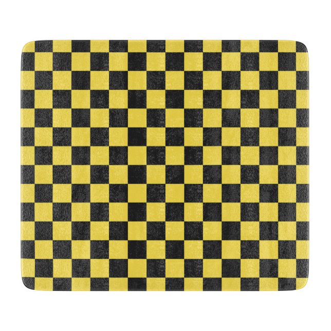 Yellow and black checkerboard pattern (Framsidan)