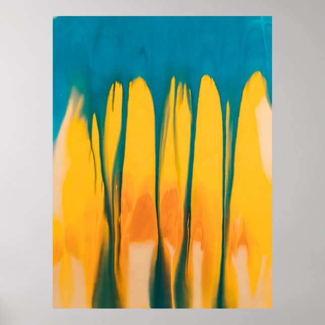 YELLOW AND BLUE APPAREL POSTER (Framsidan)