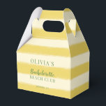 Yellow and Green Summer Bachelorette  Presentaskar<br><div class="desc">These favor boxes shine with vibrant summer energy and modern flair, showcasing a bold design in vivid yellow and lush green tones. Ideal for delighting your closest friends with thoughtful keepsakes during your bachelorette celebration, they bring a sun-drenched charm to every gift. Combining lively seasonal spirit with sleek contemporary elegance,...</div>