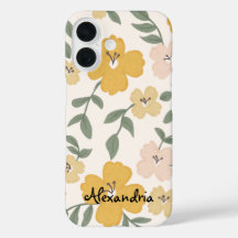 Yellow and Pink Hibiscus flower Botanical