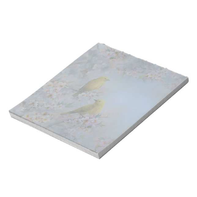 Yellow Birds Anteckningsblock (Roterad)