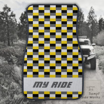 Yellow, Black and Gray Color Combination