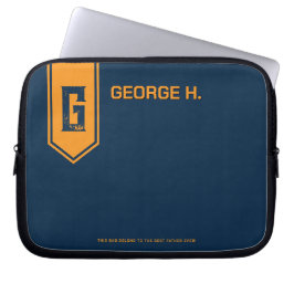 Yellow Blue Laptop Case for Man Fodral