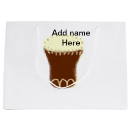 Yellow brown drum watercolor add name hand-drawn s