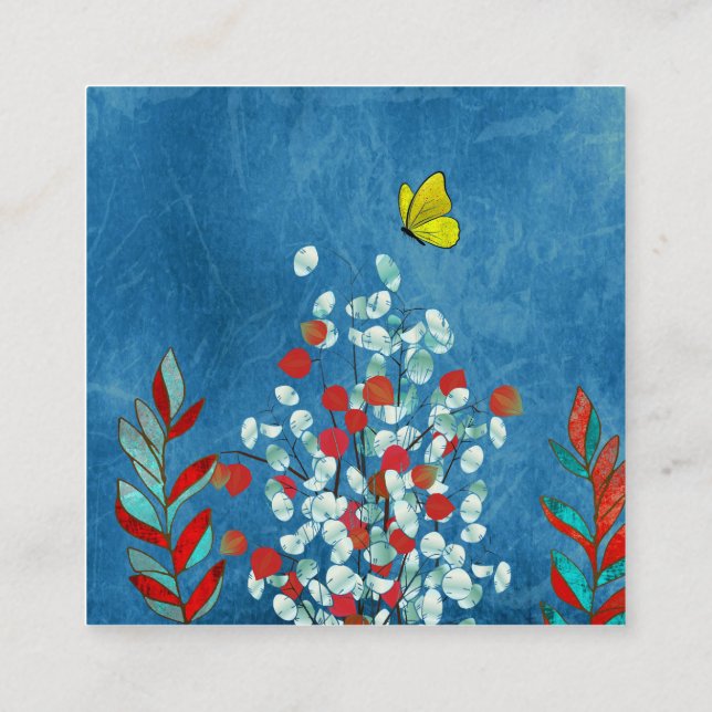 Yellow Butterfly Tilläggskort (Baksida)