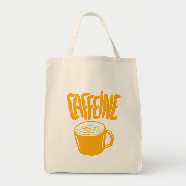 Yellow Caffeine Tygkasse (Framsidan)