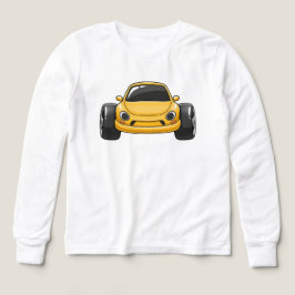 Yellow Cartoon Car  T Shirt