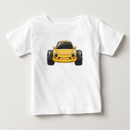 Yellow Cartoon Car  T Shirt