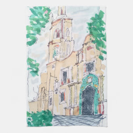 Yellow Church Kökshandduk