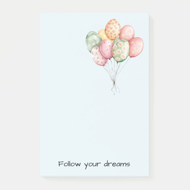 Yellow Daffodil Flowers Peach Bow Post-it Block (Framsida)