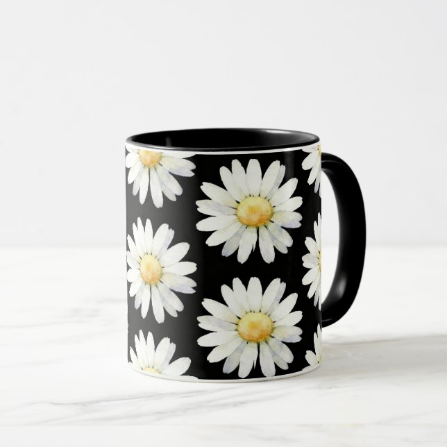 Yellow Dotted Daisy's Mugg (Framsida höger)