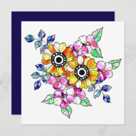 yellow floral decoration tack kort