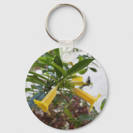 Yellow Flower Keychain Nyckelring
