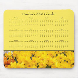 Yellow Flowers - Customizable 2026 calendar Musmatta