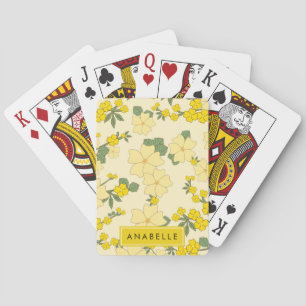 Yellow Flowers, Pattern Of Flowers, Your Name Casinokort