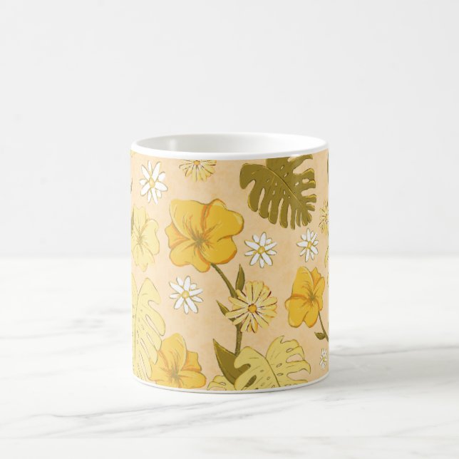 Yellow Garden Mug Kaffemugg (Center)