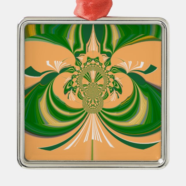 Yellow Green Design. Julgransprydnad Metall (Framsidan)