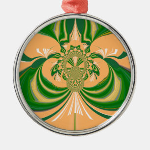 Yellow Green Design. Julgransprydnad Metall