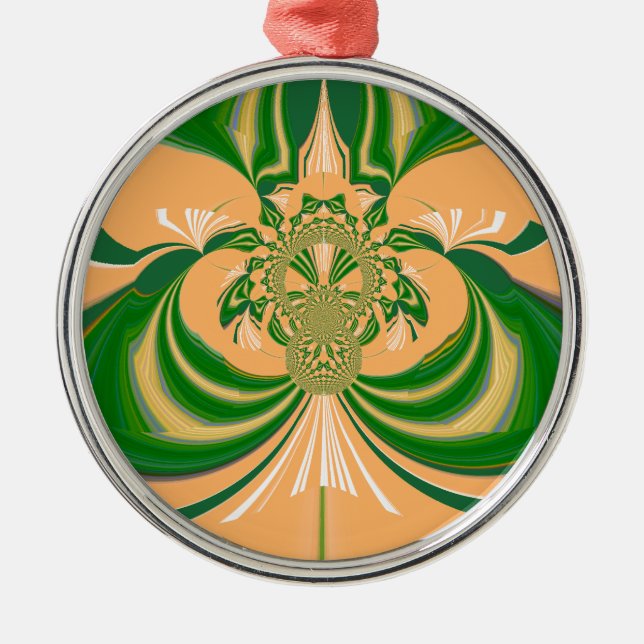 Yellow Green Design. Julgransprydnad Metall (Framsidan)