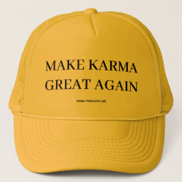 Yellow karma hat keps