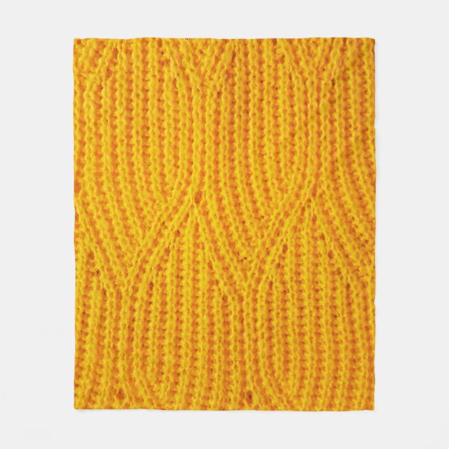 Yellow knitted surface textile material background fleecefilt (Framsidan)