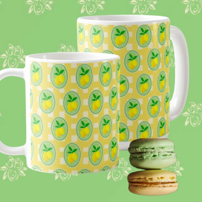 Yellow Lemons  Kaffemugg (Springtime fresh lemons! Makes a nice hostess gift.)