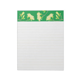 Yellow Magnolias on a Large Notepad Anteckningsblock