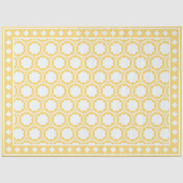 Yellow Modern Bone Inlay Decoupage Paper