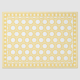 Yellow Modern Bone Inlay Decoupage Paper