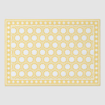 Yellow Modern Bone Inlay Decoupage Paper