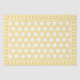 Yellow Modern Bone Inlay Decoupage Paper