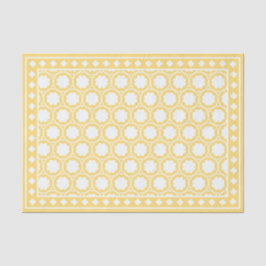 Yellow Modern Bone Inlay Decoupage Paper