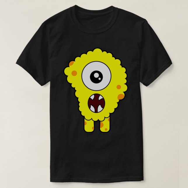 Yellow Monster T Shirt (Design framsida)