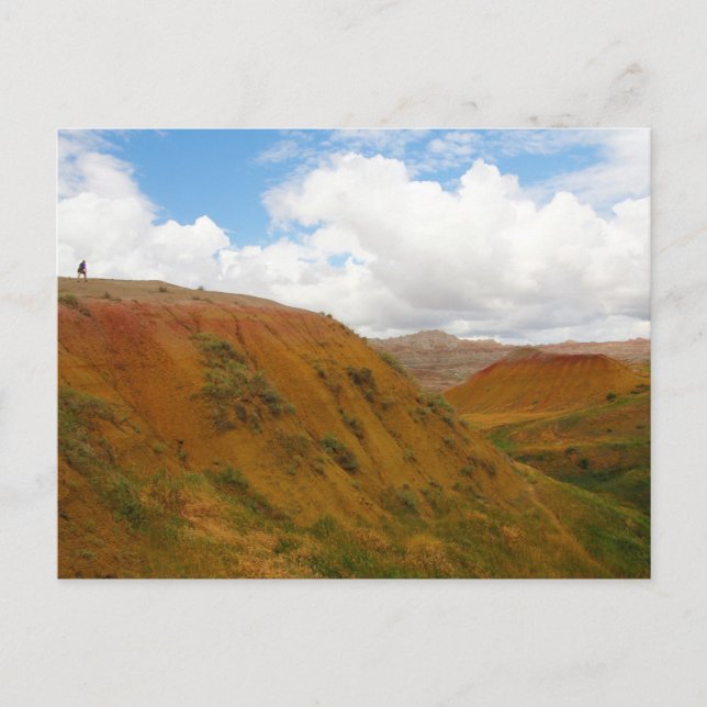 Yellow Mounds-utsiktspunkt, Badlands NP, South Dak Vykort (Framsida)