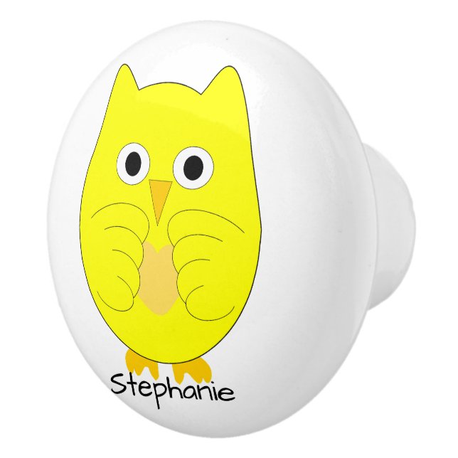 Yellow Owl Design Personlig Knopp (Höger)