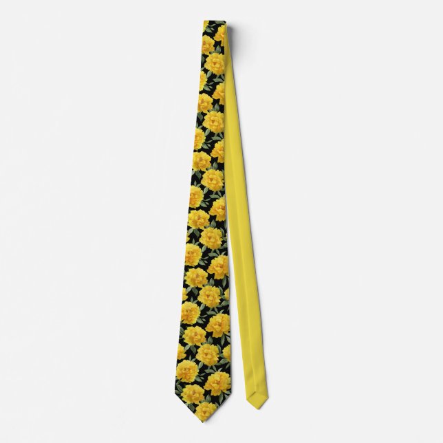Yellow Peony Floral Pattern Slips (Framsida)