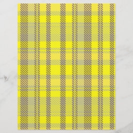 Yellow Plaid Bulk Scrapbook Paper Pages Reklamblad