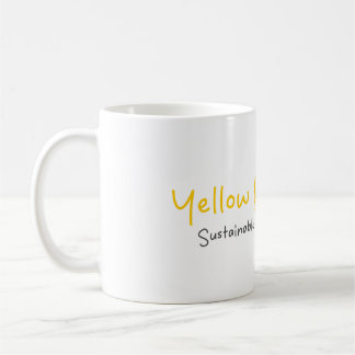Yellow Power Quote Cute Coffee Mug Kaffemugg