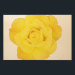 Yellow Rose Flower Floral Fine Art Abstract Gift Trätavla<br><div class="desc">Printed with abstract art of yellow rose!</div>