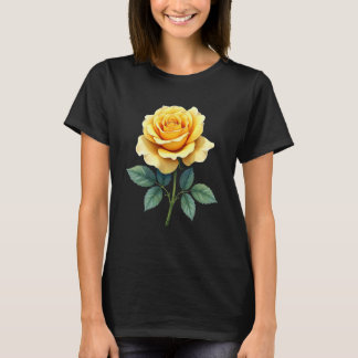 Yellow Rose Flower Gardening Gardener T Shirt
