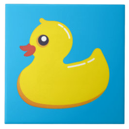 yellow rubber duck  kakelplatta