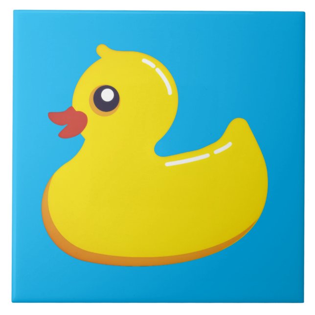 yellow rubber duck  kakelplatta (Framsidan)