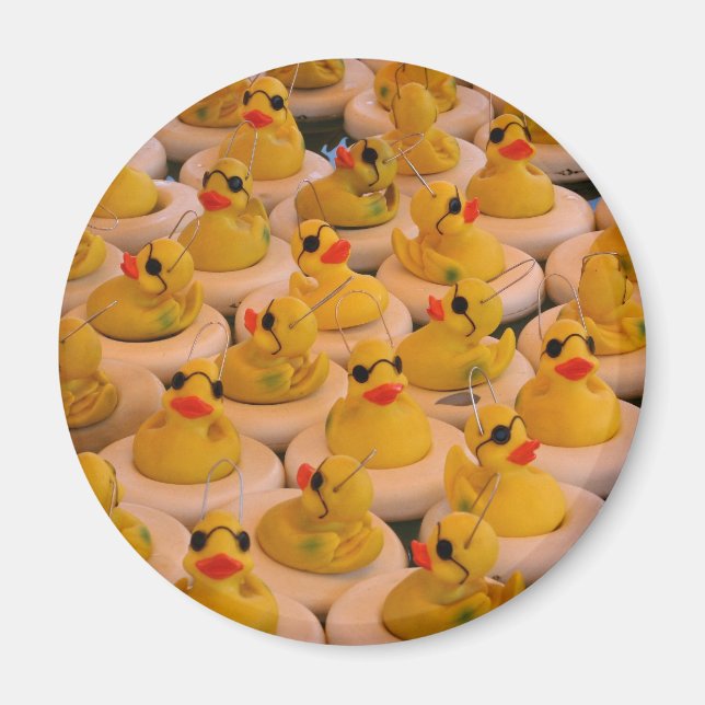 Yellow Rubber Ducks  Magnet (Framsidan)