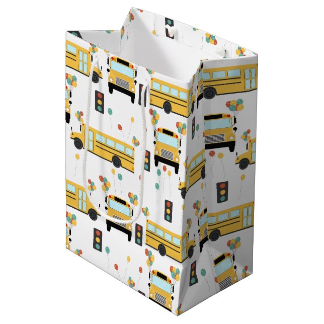 Yellow School Bus Kids Birthday Party (Framsidan Vinklad)